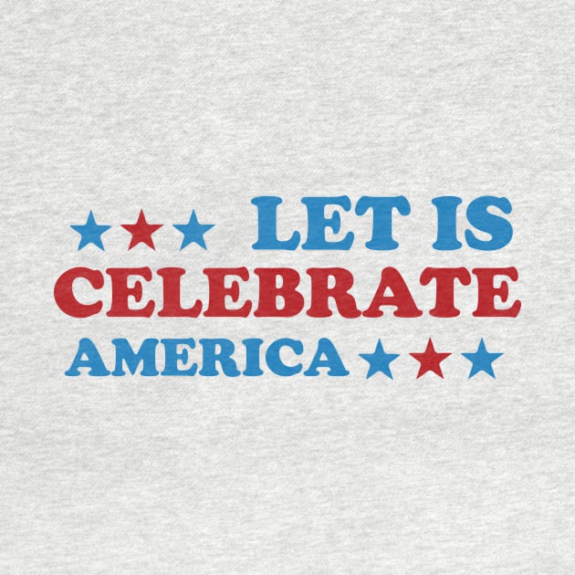 4th of July Let's Celebrate America by Inkonic lines